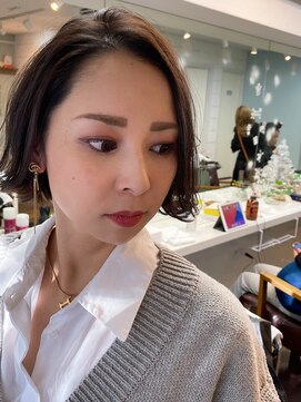 ピース トウキョウ(PEACE TOKYO) ピアスが映える外ハネボブ