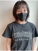 インナーカラー×外ハネボブ