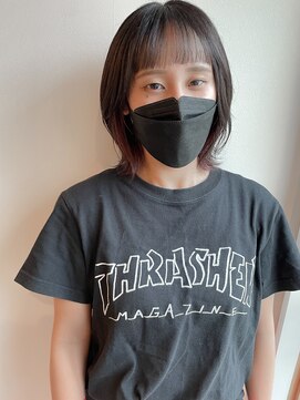 ツイギー 宮西店(TWiGGY) インナーカラー×外ハネボブ