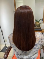 サルファ ヘアデザイン 名古屋 丸の内(S.ALPHA HAIR DESIGN)&nbsp;黄ばみ解消！落ち着いたピンクブラウンカラーで大人艶髪
