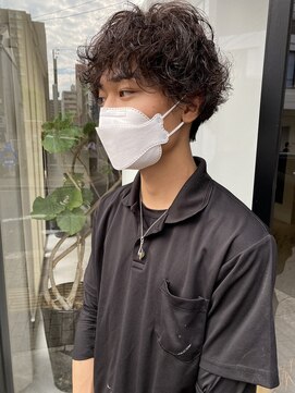 ヘアー アイス ルーチェ(HAIR ICI LUCE) ラフで癖毛を活かしたマッシュスタイル/大矢