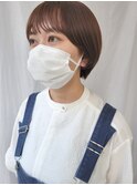 マッシュ　ショートボブ