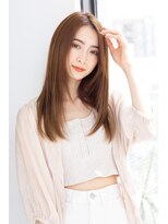 トティア 堀江(Totia)&nbsp;【Totia堀江】大人ストレート×ミルクティーベージュ