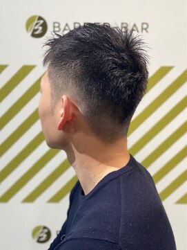 バーバーバー 四谷(BARBER-BAR) 大人カッコいい20代30代40代アップバンクショート