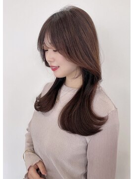 アドレバイハピネス(ADORE by happiness) 韓国スタイル　ブラウンカラー　奈良大和八木20代30代