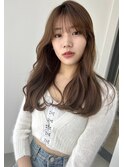 韓国 くびれ ヨシンモリ 艶髪ブラウンカラー