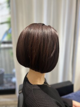 ツムグ 代官山店(TUMUGU) 大人ボブ×白髪ぼかしアッシュカラーマッシュショート×代官山