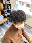 メンズパーマ/ニュアンスパーマ/波巻きスパイラルパーマ