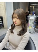 韓国レイヤー/韓国風/ボブ/髪質改善/黒髪/ブリーチなし〔池袋〕