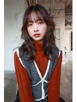 トレンチ(TRENCH)&nbsp;ブラウン ベージュ レイヤー 前髪 ナチュラル