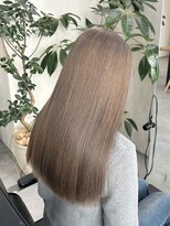 クム 横浜(qumu)&nbsp;【qumu MARIKO】1ブリーチミルクティーグレージュ