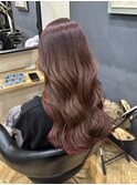 ピンクブラウン×インナーカラー［鎌取/佐久間凪沙］