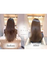 ティア(Tiia)&nbsp;髪質改善カラー+髪質改善サイエンスアクア