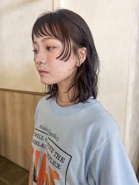 ダンボ(DUMBO) ＜sayaca＞顔まわり姫カット　透明感カラー　グレージュ