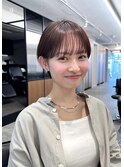 ショートカットショートヘアコンパクトショートボブ丸みショート