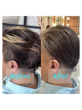 ラック 辻堂(LUCK) 白髪ぼかしハイライトカラー