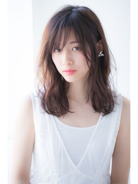 ラフ フロム ガーデン(Laf from GARDEN) ロング/リタッチ/くせ毛風パーマ/透明感カラー