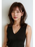 顔回りレイヤー　ミディアム