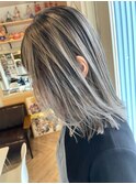 陰影×バレイヤージュカラー