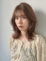 グリードヘアー セルフィッシュ(GREED hair SELFISH)&nbsp;ミディアムレイヤー×ブラウンベージュ