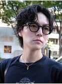 大人ミディアムシャドウパーマ
