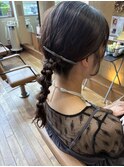 編みおろしスタイル