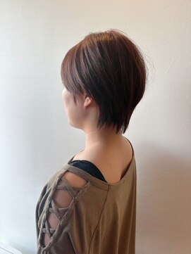 オトモリッティ(OTOMO litty) ショート×オレンジベージュ