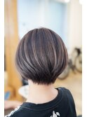 大人可愛いショートボブ