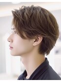 【渋谷/桜ヶ丘町/メンズ/ブリーチ/眉毛/メンズカット/パーマ】