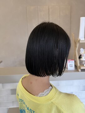 ジュエ ヘアー デザイン(Jue hair design) ミニボブ/切りっぱなし/透明感カラー/10代/20代/30代/知立/刈谷