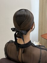 ナンバー アンフィール 渋谷(N° anfeel)&nbsp;タイトシニヨンヘアセット