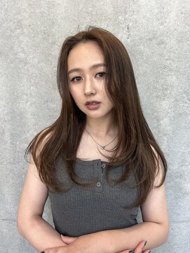 ロンド 銀座(Lond) ◎オリーブグレー/レイヤーカット/顔周り/銀座3