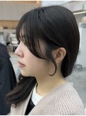 ◎小顔前髪顔まわりおくれ毛シースルーロングミディアム