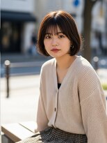 コトナ 越谷店&nbsp;30代40代50代絶壁解消ひし形小顔前下がりショートボブ【越谷】