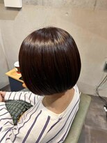 アフィックス ヘア 小岩駅前店(affix hair)&nbsp;赤み艶カラーで上品なボブスタイル