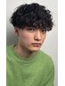 メンズ骨格診断カット+ツイストスパイラルパーマ+クイックヘッドスパ