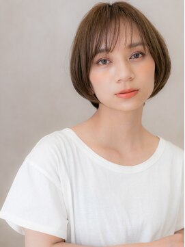 カバーヘア ブリス 戸田公園西口店(COVER HAIR bliss) ココアブラウン似合わせカットひし形ショートX戸田公園20代30代