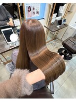 ヘアーサロン ウィング(HAIR SALON Wing) 赤坂*ブリーチなし明るめ赤みゼロオリーブベージュ