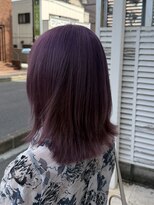 ラック 津田沼(LUCK)&nbsp;ラベンダーピンクダブルカラーインナーカラーケアブリーチ
