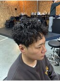 アクティブショート×ルーズパーマ