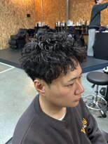 アディクト オム(ADDICT HOMME)&nbsp;アクティブショート×ルーズパーマ