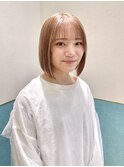 グレージュ/大人ショートヘア/ボブ/韓国/20代30代40代50代/立川
