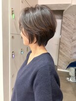エミヲ 石川町(emiwo) emiwo小川【ゆったりショートボブ】女性らしい上品な丸み◎