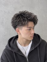 ジールサロン 学園の森店(ZEALSALON)&nbsp;爽やかアップバング/メンズショート/メンズヘア
