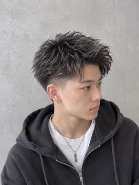 ジールサロン 学園の森店(ZEALSALON) 爽やかアップバング/メンズショート/メンズヘア