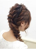 【ヘアセット専門店Mature】編み込みダウンスタイル♪