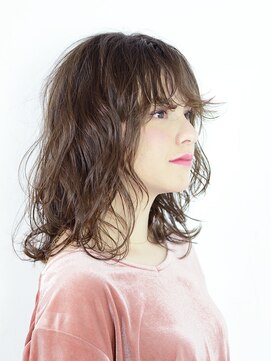 アース コアフュールボーテ 長野稲田店(EARTH coiffure beaute) ”外国人風”うざバングスタイル【長野】