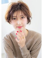 アコロン(acoron)&nbsp;小顔カット＿アッシュカラー ＿エッジショート ＿大人カワイイ