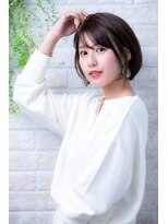 ヘアーアートシフォン 池袋西口店(Hair art chiffon)&nbsp;3Ｄカラーオリーブアッシュ似合わせカットふわミディボブディ