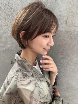 マージュ ギンザ(marju GINZA) 大人かわいいショートボブ×ココアブラウン